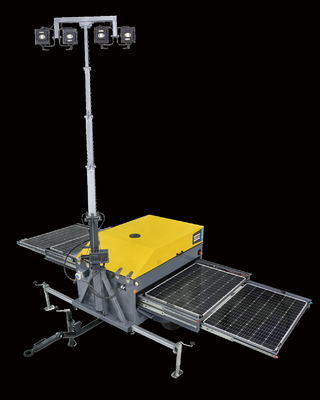 Elektrische lichttoren HiLight S2+ 2000 M2 Verlichtingsdekking Gemiddelde verlichting 10lux voor optimale verlichtingsprestaties