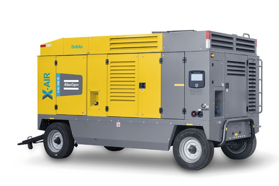 Geel draagbare compressor met automatische uitschakeling Ja X-AIR 1300-35