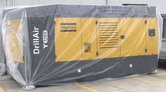 Ervaar ongeëvenaarde efficiëntie met de draagbare compressor Y1260 met een olie tank capaciteit van 975L