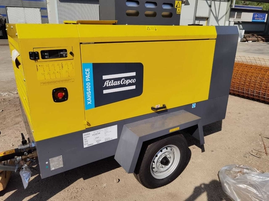 Zwarte draagbare luchtcompressor XAHS400 PACE 95KW Cummins motor