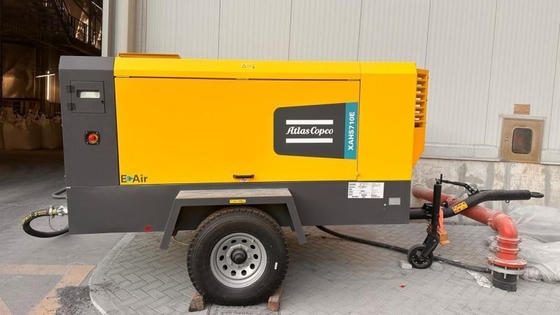 Atlas Copco XAHS710E 160kw Draagbare Elektrische Luchtcompressor
