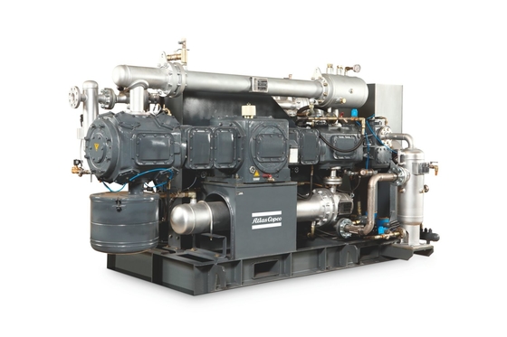 P Hoogdrukreciprocatieve zuiger Atlas schroef luchtcompressor 42 bar Druk