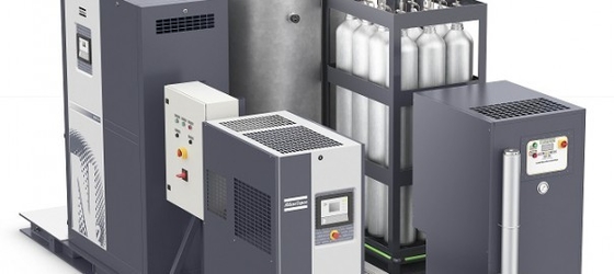 Zuiverheid 97% 96% Atlas stikstof, op locatie stikstofgenerator NGM4+ 445kg Gewicht