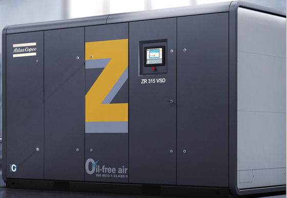 ZT15-ZT45 Olievrije Atlas-schroefluchtcompressor