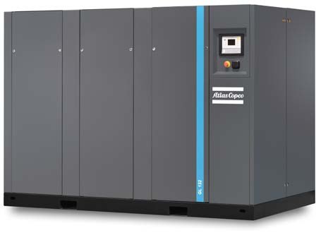 Intelligente olie-inspuitingstechnologie en IE4/IE5-motor in GA-serie GA110VSD++-GA315VSD+ Atlas-schroefluchtcompressor