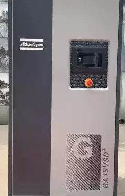 Aluminiumlegering en gedwongen luchtkoeling Atlas VSD Plus GA18VSD+ voor geavanceerde koeling