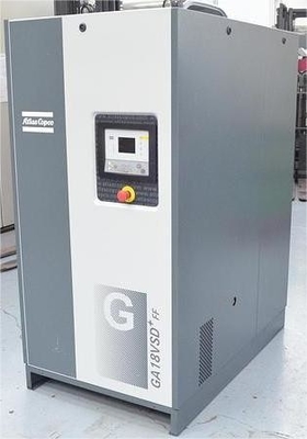 Roterende schroef met olie-injectie Atlas Variable Speed Drive Atlas VSD Plus met aluminiumlegering GA18VSD+