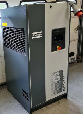 Atlas-schroefluchtcompressor VSD Plus Ga22vsd+ Energiebesparing