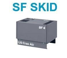 SF4 Luchtcapaciteit Vaste luchtkoelcompressor met schroefvrij olie