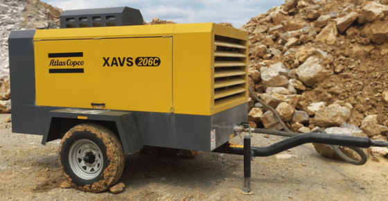 Draagbare compressor XAVS206C De beste oplossing voor draagbare en luchtcompressie in industriële toepassingen