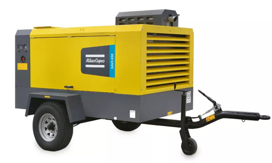 Efficiëntie en draagbaarheid gecombineerd Met de portable compressor XAVS 650 voor uw bedrijf
