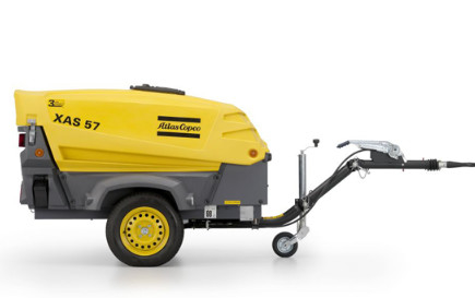 Optimale prestaties draagbare compressor XAS57E met een laag oliegehalte in gas 5