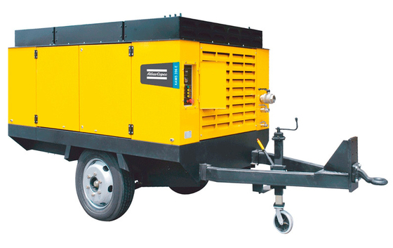 Draagbare gastoepassingen Draagbare compressor XAMS800E met een werkdruk van 8 bar en een laag oliegehalte