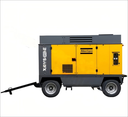 Krachtige draagbare compressor XRVS960E met Vrije Lucht Afgifte (VLA) 27 m³/min en Nominaal Vermogen 275 kW