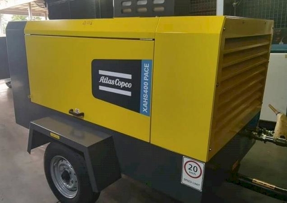 Draagbare compressor XAHS400 PACE met Cummins motor 5-12 bar
