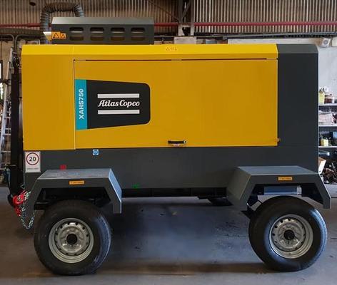 Draagbare compressor XAHS750 - 21 M3/min FAD, 6 cilinders