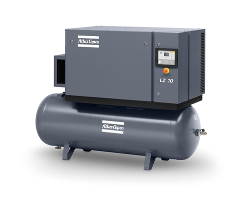 Olievrije Atlas-schroefluchtcompressor met LZ Premium zuiger 230V 400V Spanning