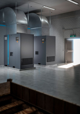 Frequentieomzettingsatlas  Schroefluchtcompressor GA 90VSD