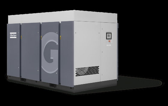 Verhoog uw productiviteit met GA 160+ -250 roterende olie-geïnjecteerde Atlas schroef luchtcompressor