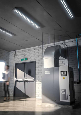 Compacte Atlas schroef luchtcompressor G-serie 15-26kw Atlas roterende olie geïnjecteerd 7.4-12.8bar werkdruk