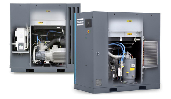 Aluminiumlegering Roterende olie geïnjecteerde Atlas schroef luchtcompressor Ga55