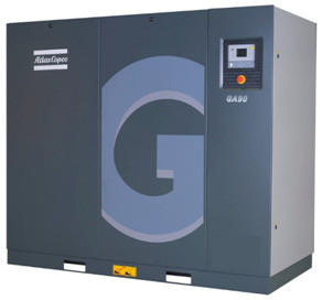 Olie geïnjecteerde Atlas schroef luchtcompressor GA 45 Vsd 45kw Aluminium legering materiaal