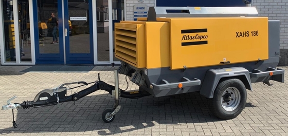 Draagbare compressor XAHS186E+ voor zware toepassingen 380v/3ph/50hz