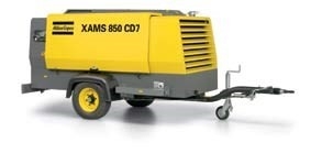 Draagbare Compressor XAMS850Cd Nominale Werkdruk 8,6 Bar 5000*2000*2000 mm voor Competitie en Prestaties