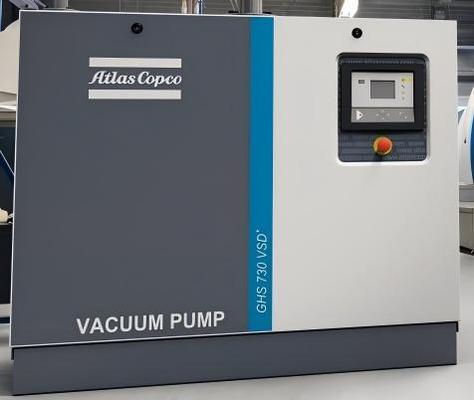 11 KW Asvermogen AC Vacuümpomp GHS 730 VSD+ met Laag Geluidsniveau van 51-73 DB A en Kleine Voetafdruk van 900*1300*1100 Mm