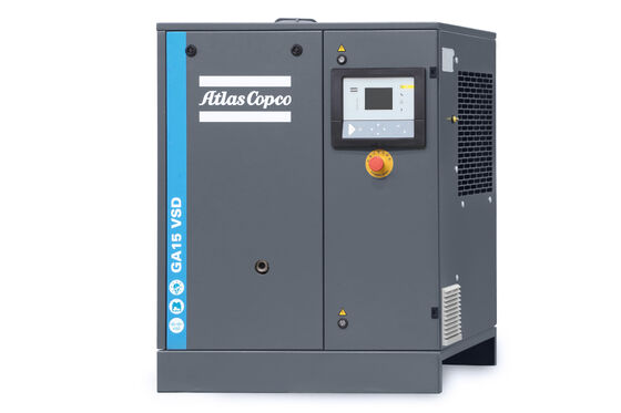 GA-serie GA15VSD industriële luchtcompressoren 4 tot 10 bar druk 50 Hz frequentie voor consistente prestaties